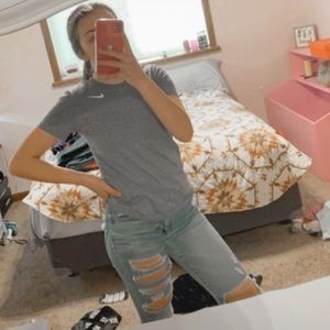 ripped american eagle jeans!!